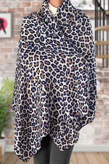 Eyfel-Leopard Shawls Fashion Tight